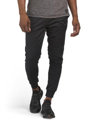 Fleece Slim Fit Joggers for Men | Polyester Product Image