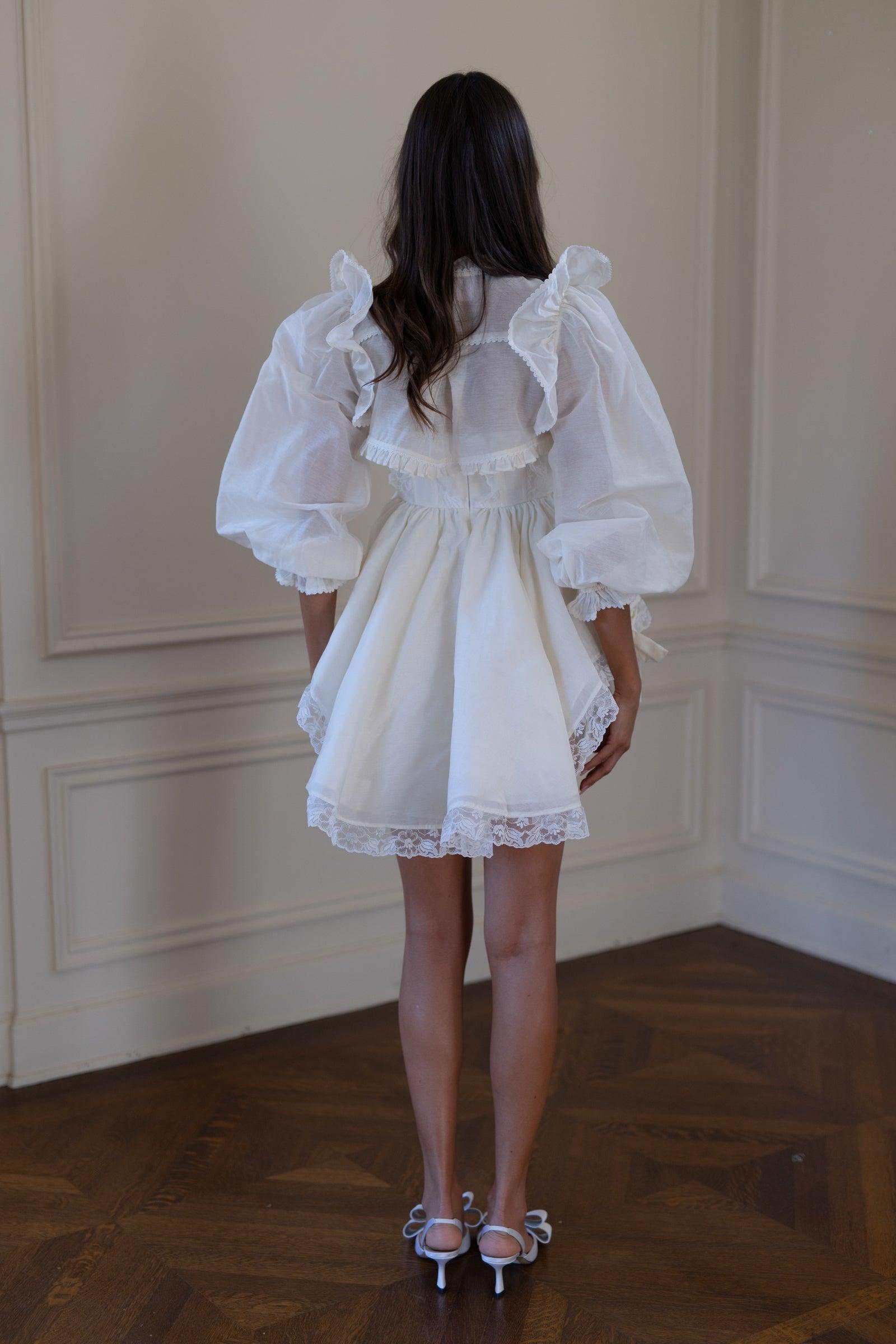 The Ivory Organdy Cake Shop Dress Product Image