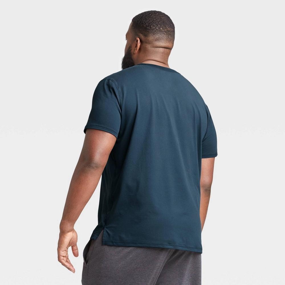 Mens Short Sleeve Performance T-Shirt - All In Motion Navy XXL Product Image