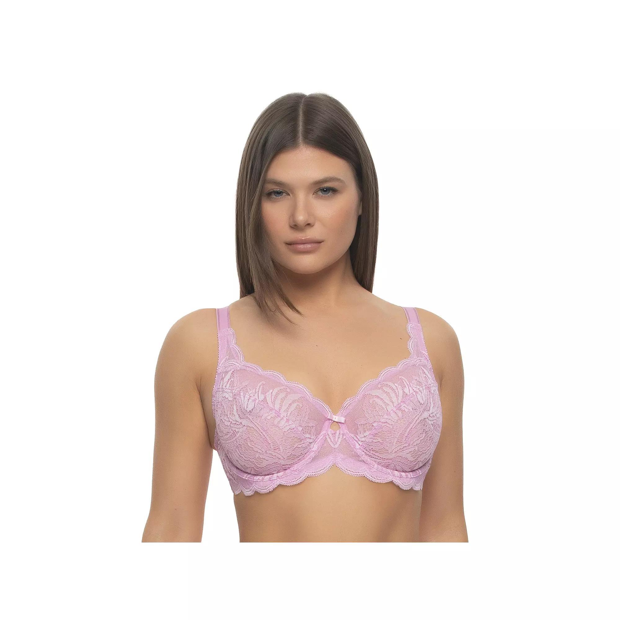 Women's Paramour by Felina Peridot Lace Bra 115073, Size: 38 Ddd, Crystal Purple Product Image