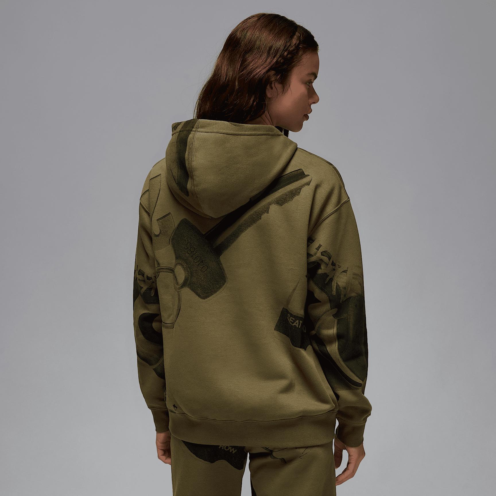 Jordan Brooklyn Fleece Women's Printed Pullover Hoodie Product Image