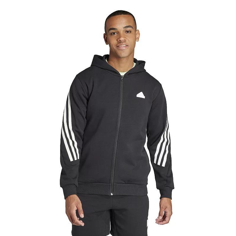 Adidas Mens Essentials Fleece 3-Stripe Full Zip Hoodie Product Image
