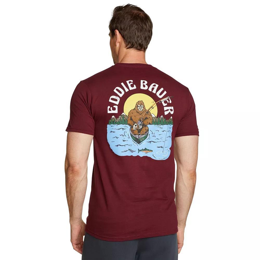 Men's Eddie Bauer Glory Flag Graphic Tee, Size: Small, Red Product Image