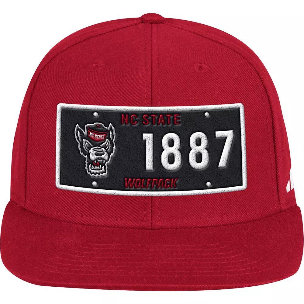Men's adidas  Red NC State Wolfpack Established Snapback Hat, Nst Red Product Image