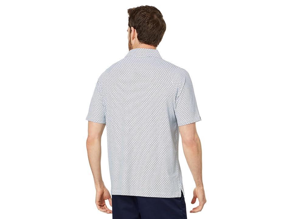 Callaway Gradient Chevron Printed Polo (Caviar) Men's Clothing Product Image
