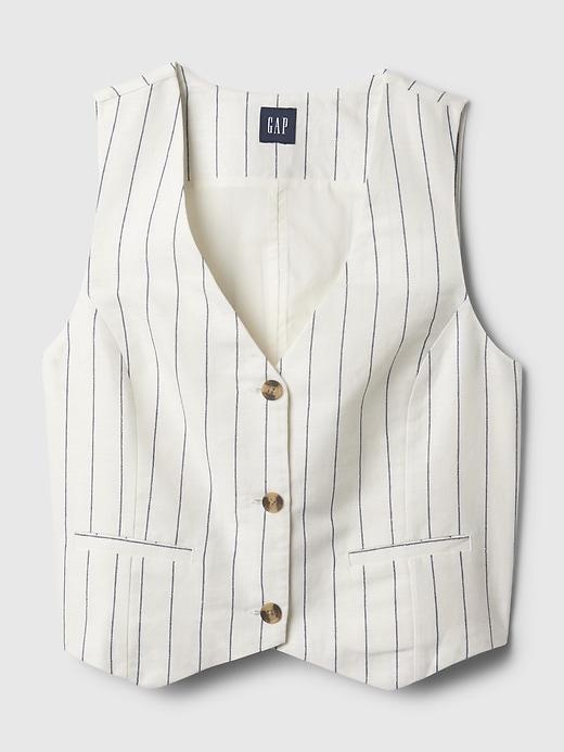 Linen-Cotton Vest Product Image