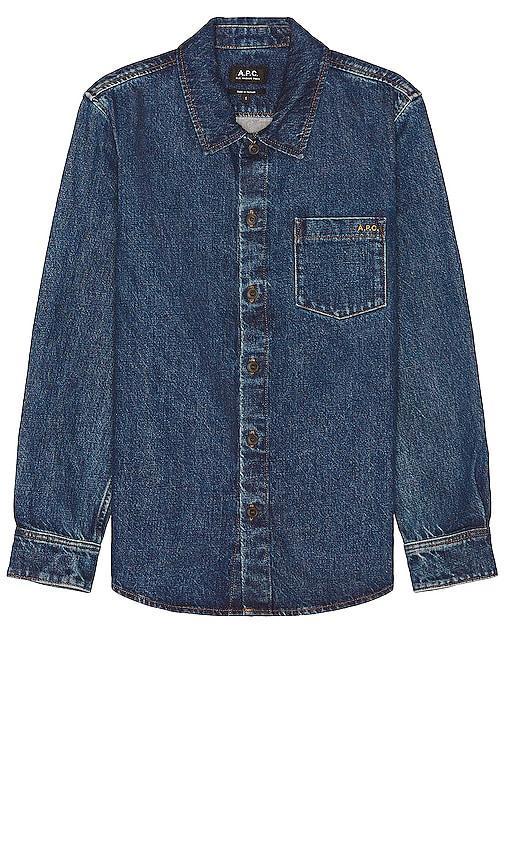 A. p.c. Surchemise Vittorio Stone Washed Denim Jacket Product Image