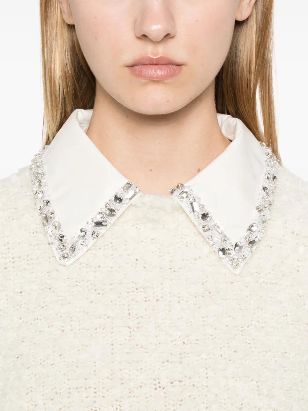 crystal-embellished sweater Product Image