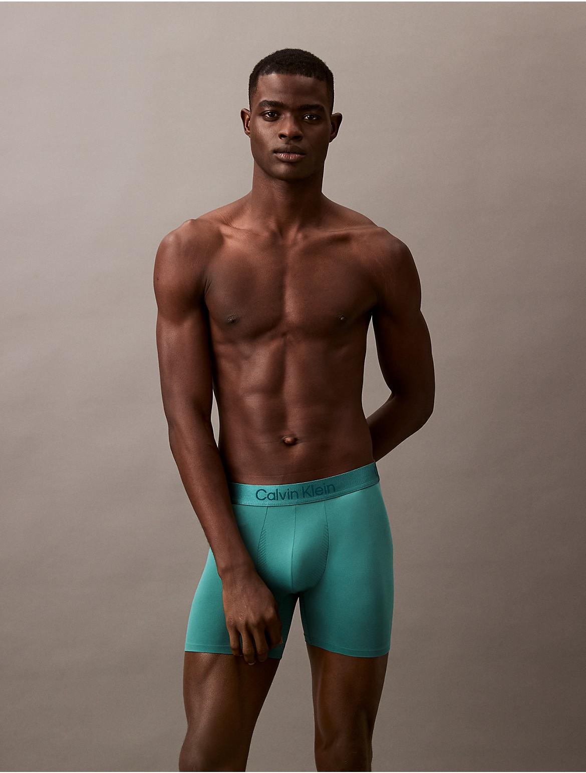Calvin Klein Men's Microfiber Tech Boxer Brief - Green - L Product Image