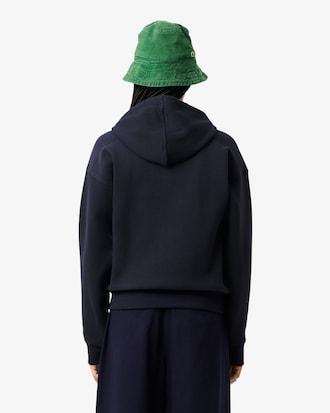 Women's Zip-Up Piqué Hoodie Product Image