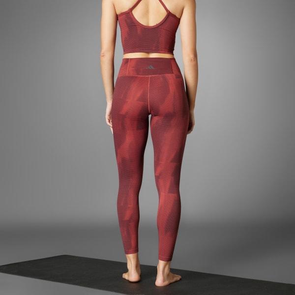 adidas All Me Graphic 7/8 Leggings Preloved Ruby XS Womens Product Image