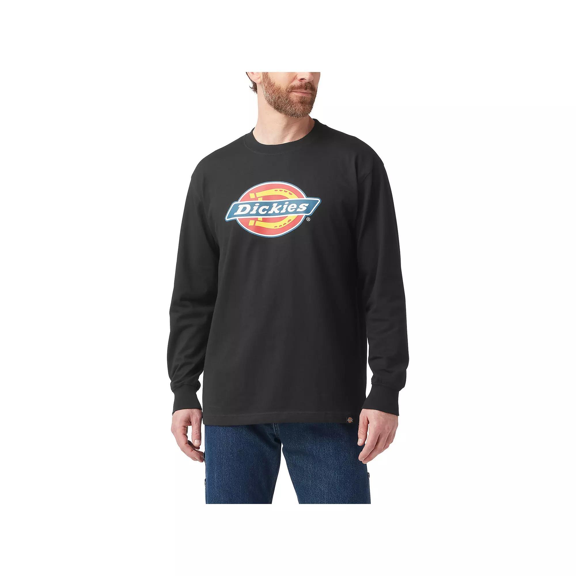 Big & Tall Dickies Wordmark Graphic Long Sleeve Tee, Mens Product Image