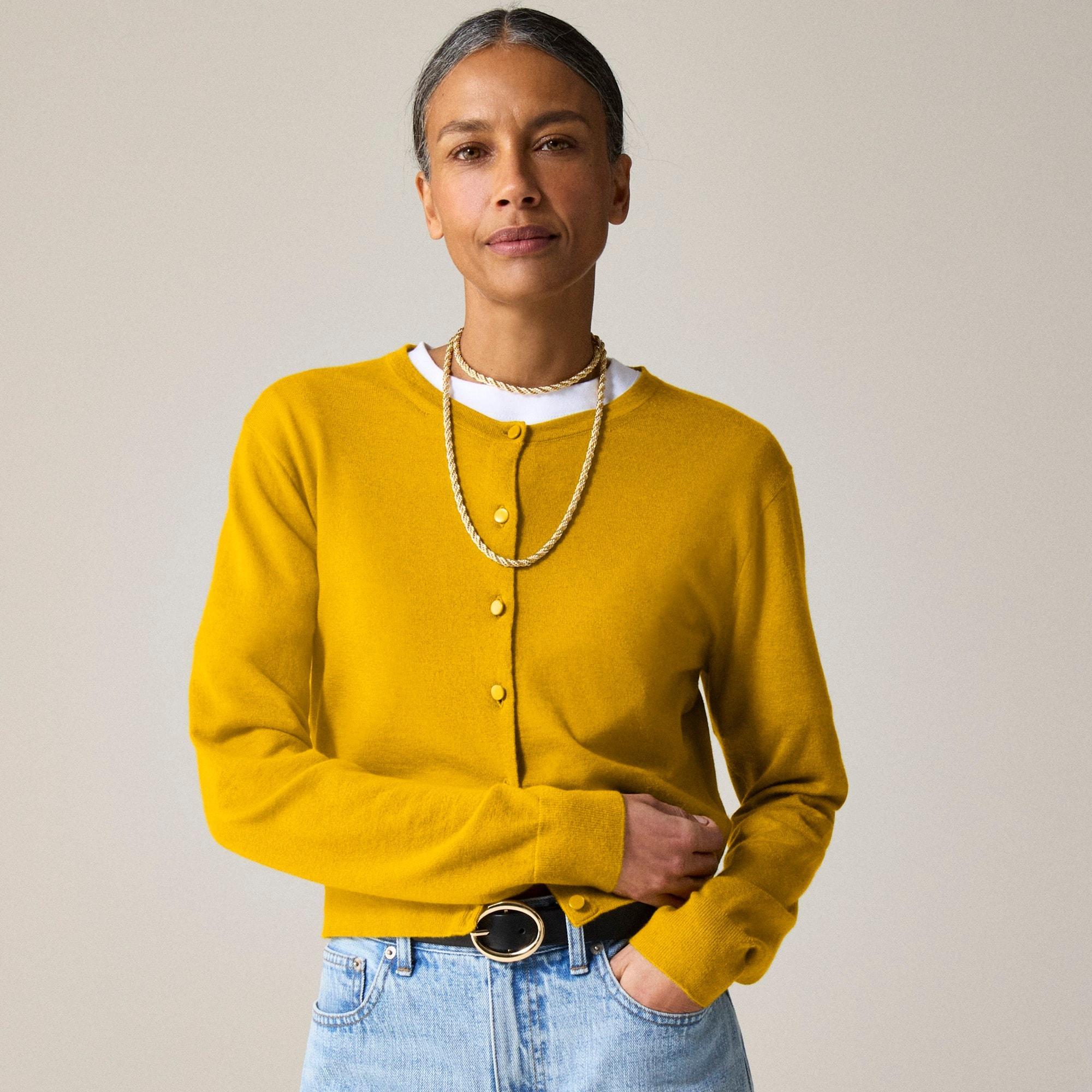 Featherweight cashmere cardigan Product Image