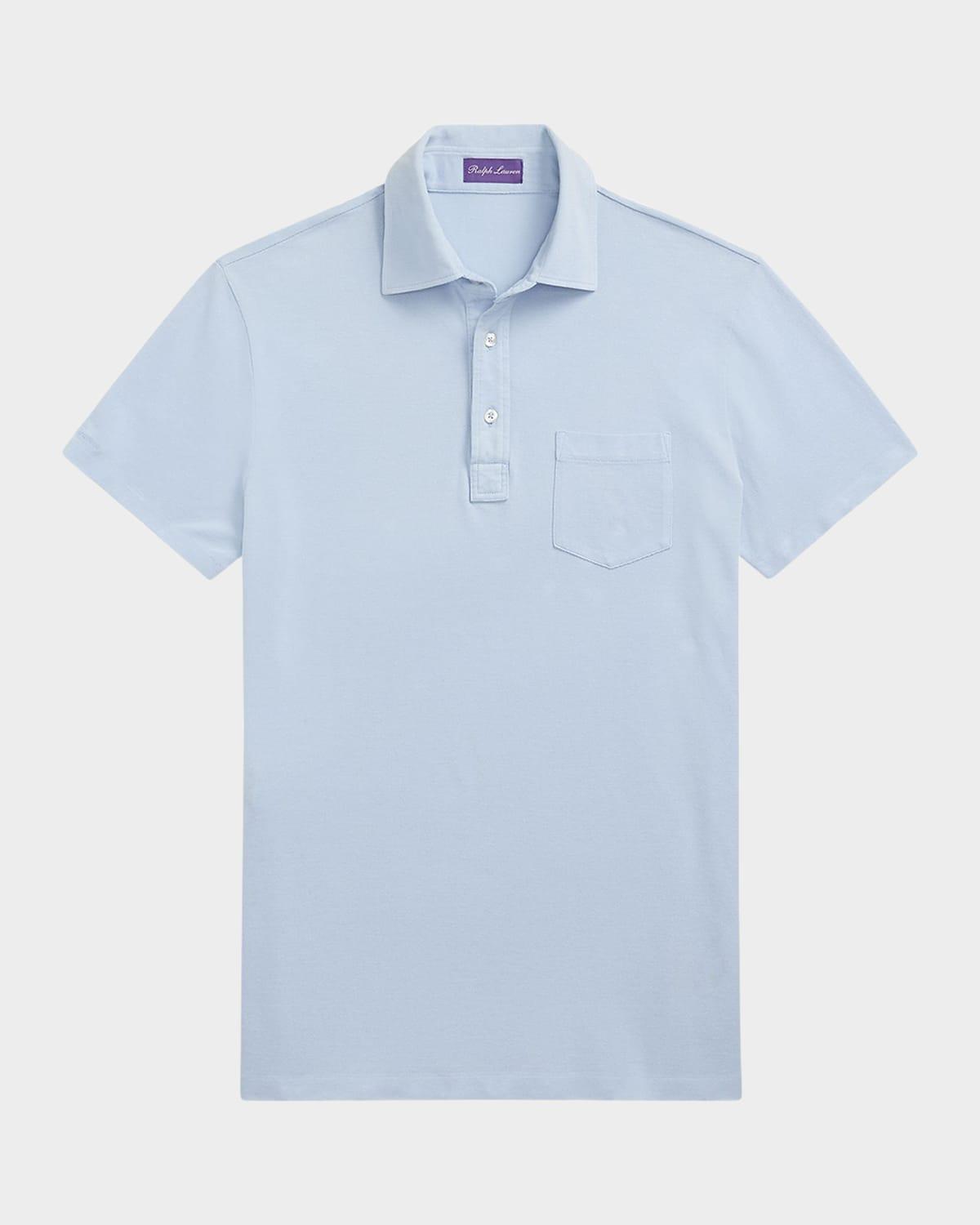 Mens Custom Slim Pique Polo Shirt Product Image