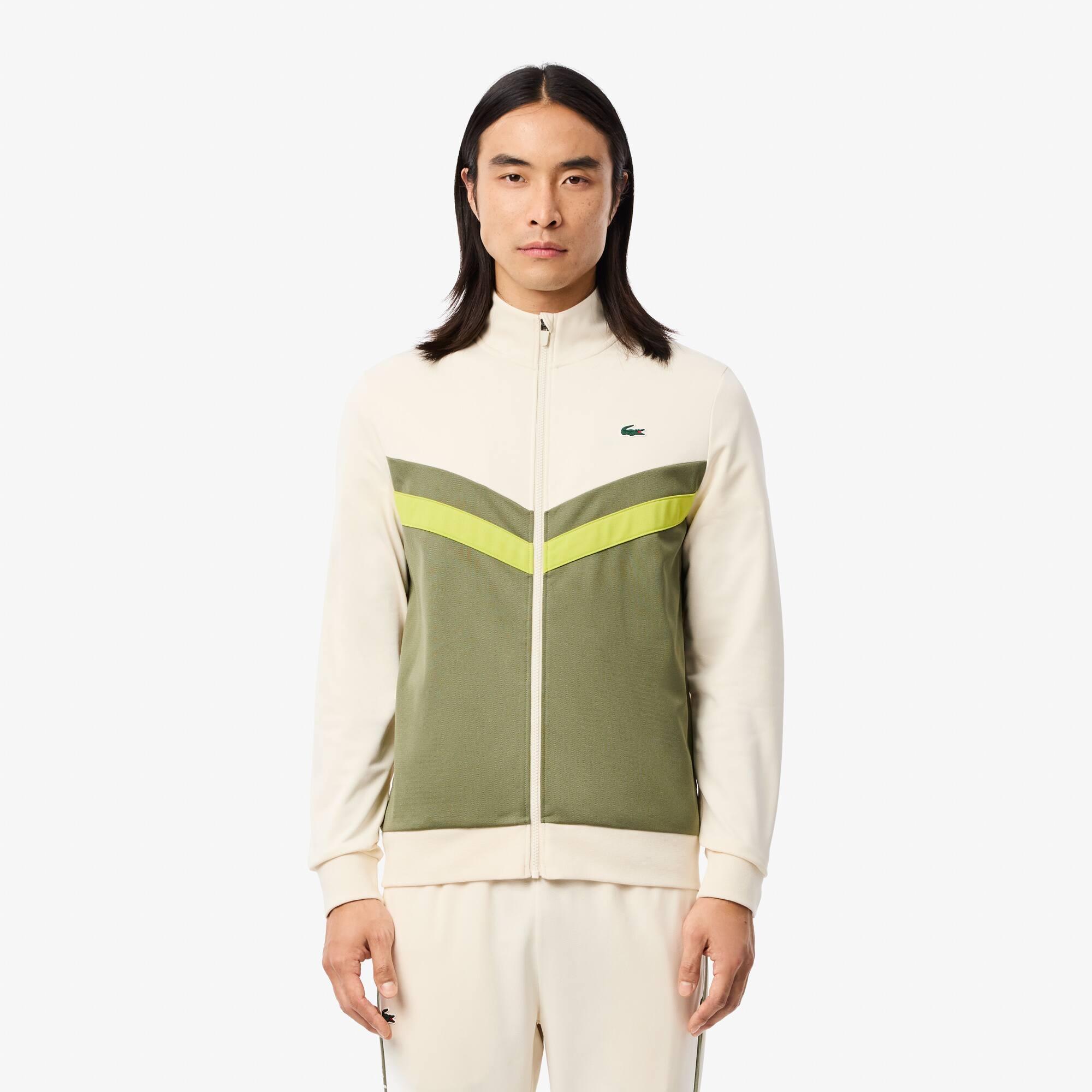 Zip-Up Print Tennis Sweatshirt Product Image