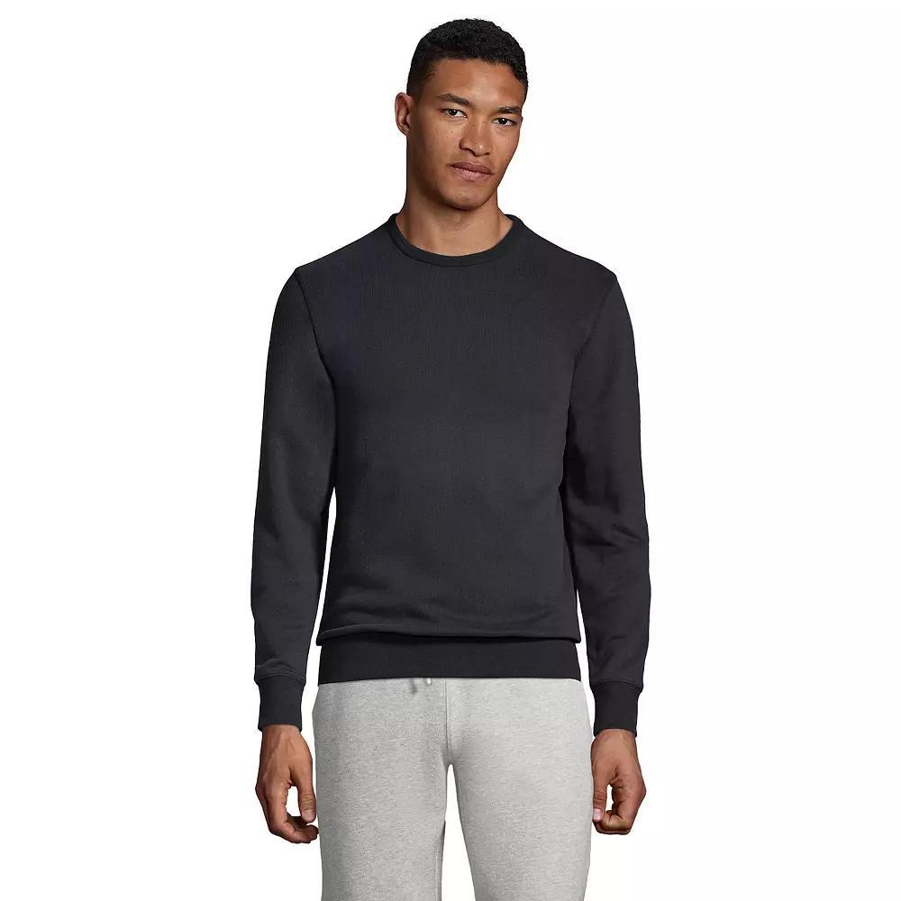 Big & Tall Lands' End Serious Sweats Crewneck Sweatshirt, Men's, Size: 2XB, Dk Grey Heather Product Image