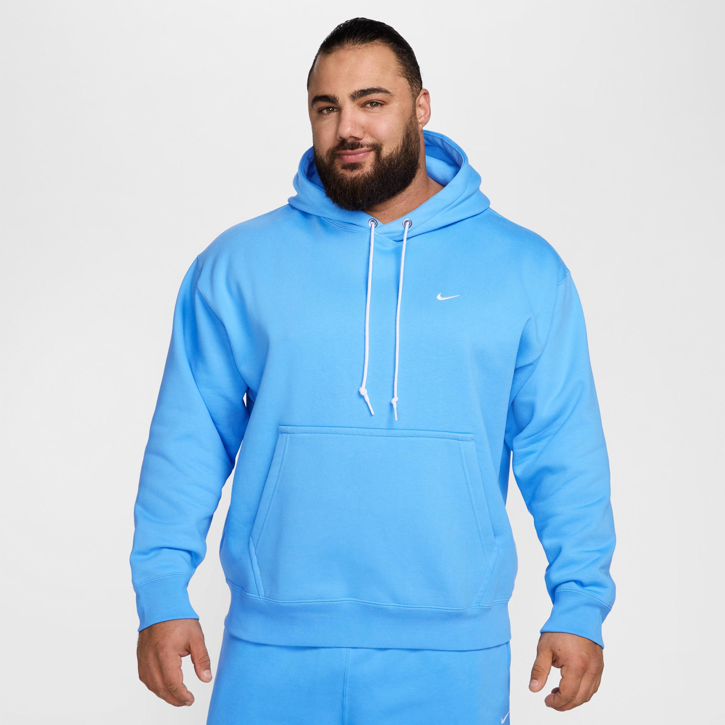 Nike Men's Solo Swoosh Fleece Pullover Hoodie Product Image