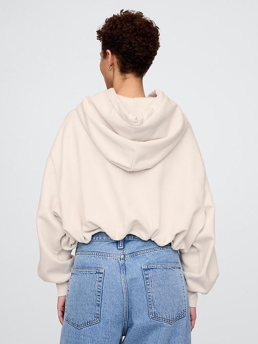 Heavyweight French Terry Cropped Bubble Hoodie Product Image