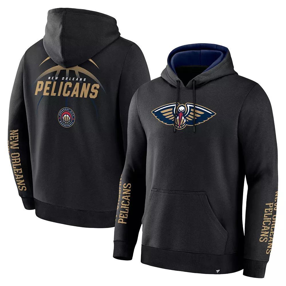 Men's Fanatics Black New Orleans Pelicans Legacy Guard Pullover Hoodie, Size: Large Product Image