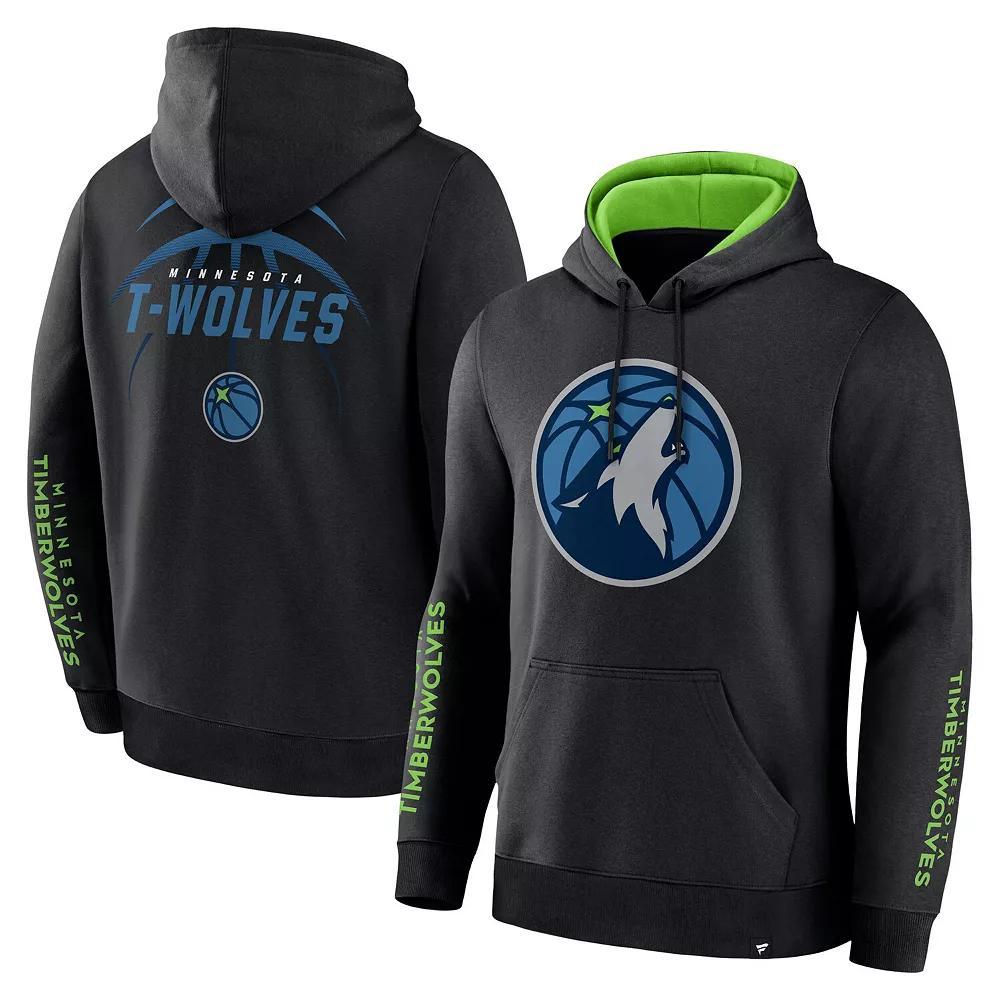 Men's Fanatics Black Minnesota Timberwolves Legacy Guard Pullover Hoodie, Size: 2XL Product Image
