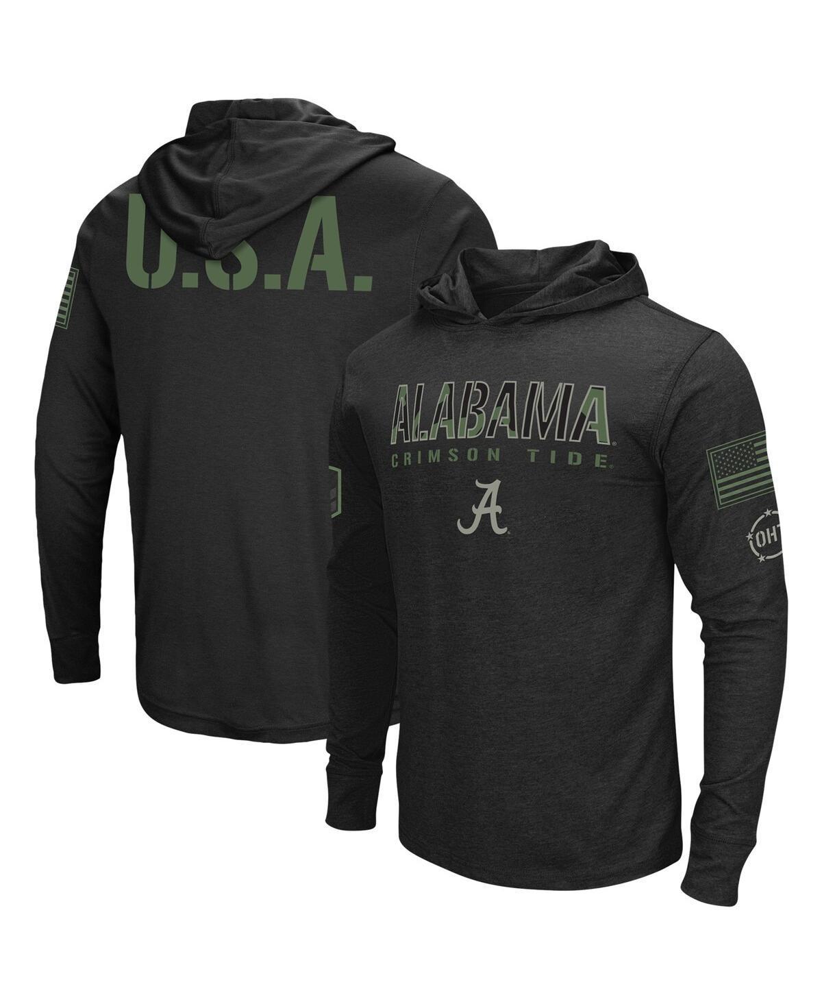 Men's Colosseum Black Florida State Seminoles Big & Tall OHT Military Appreciation Tango Long Sleeve Hoodie T-Shirt, Size: 4XB Product Image