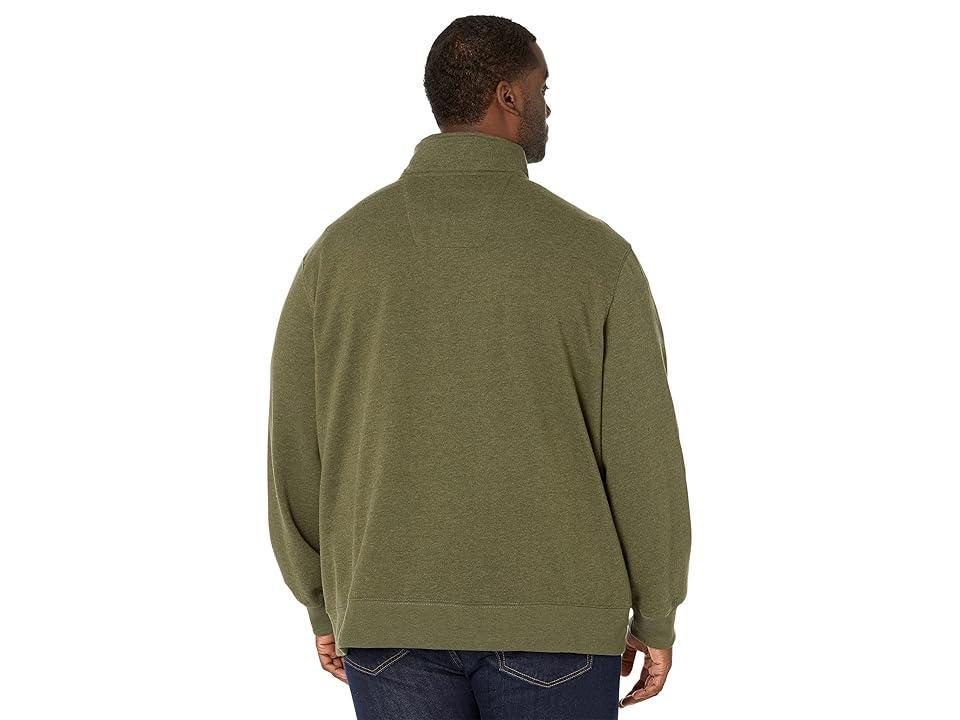 Nautica Big & Tall Big Tall J-Class 1/4 Zip Fleece (Coastal Heather) Men's Clothing Product Image