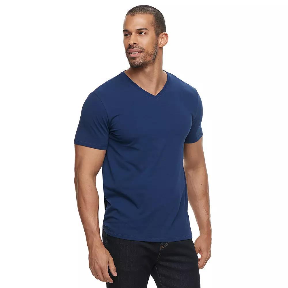 Mens Apt. 9 Premier Flex Short Sleeve V-Neck Tee Product Image