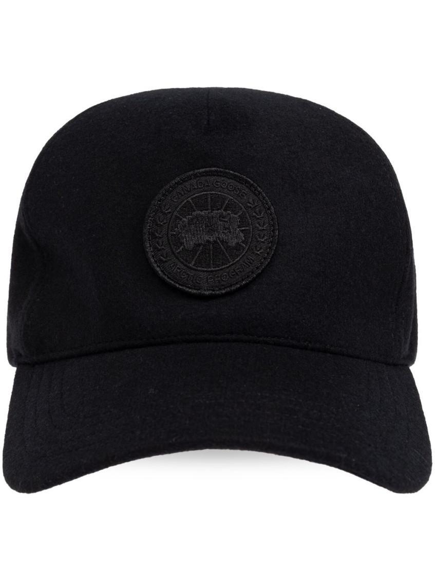 CANADA GOOSE Black Logo Baseball Cap Product Image
