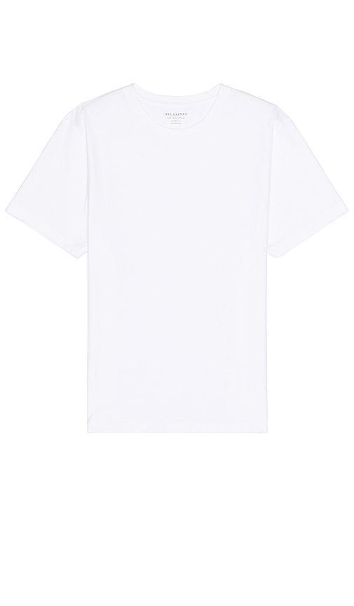 AllSaints Curtis Short Sleeve Crew (Optic ) Men's T Shirt Product Image