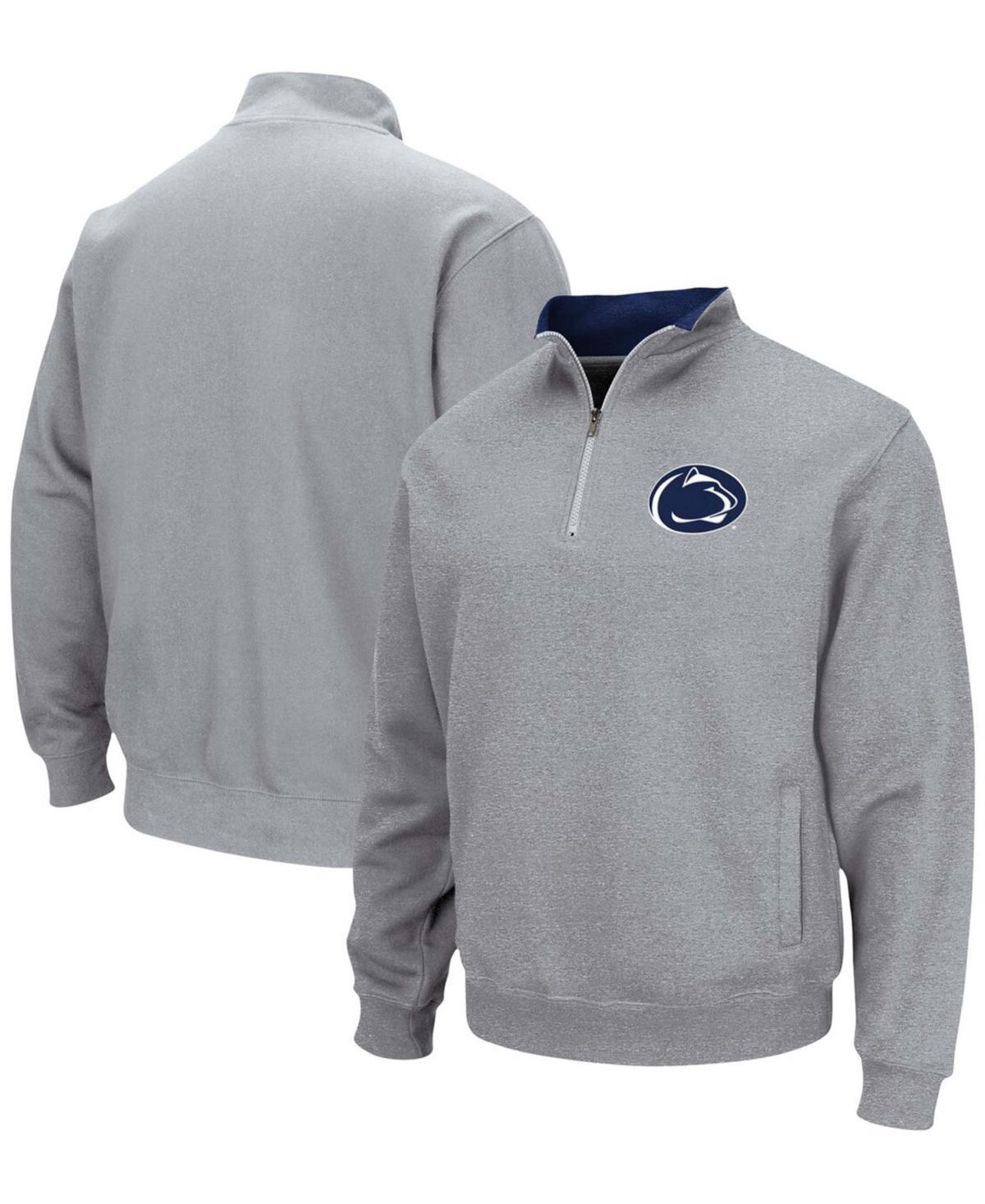 Men's Colosseum Heathered Gray UCLA Bruins Tortugas Team Logo Quarter-Zip Jacket, Size: 3XL, Grey Product Image