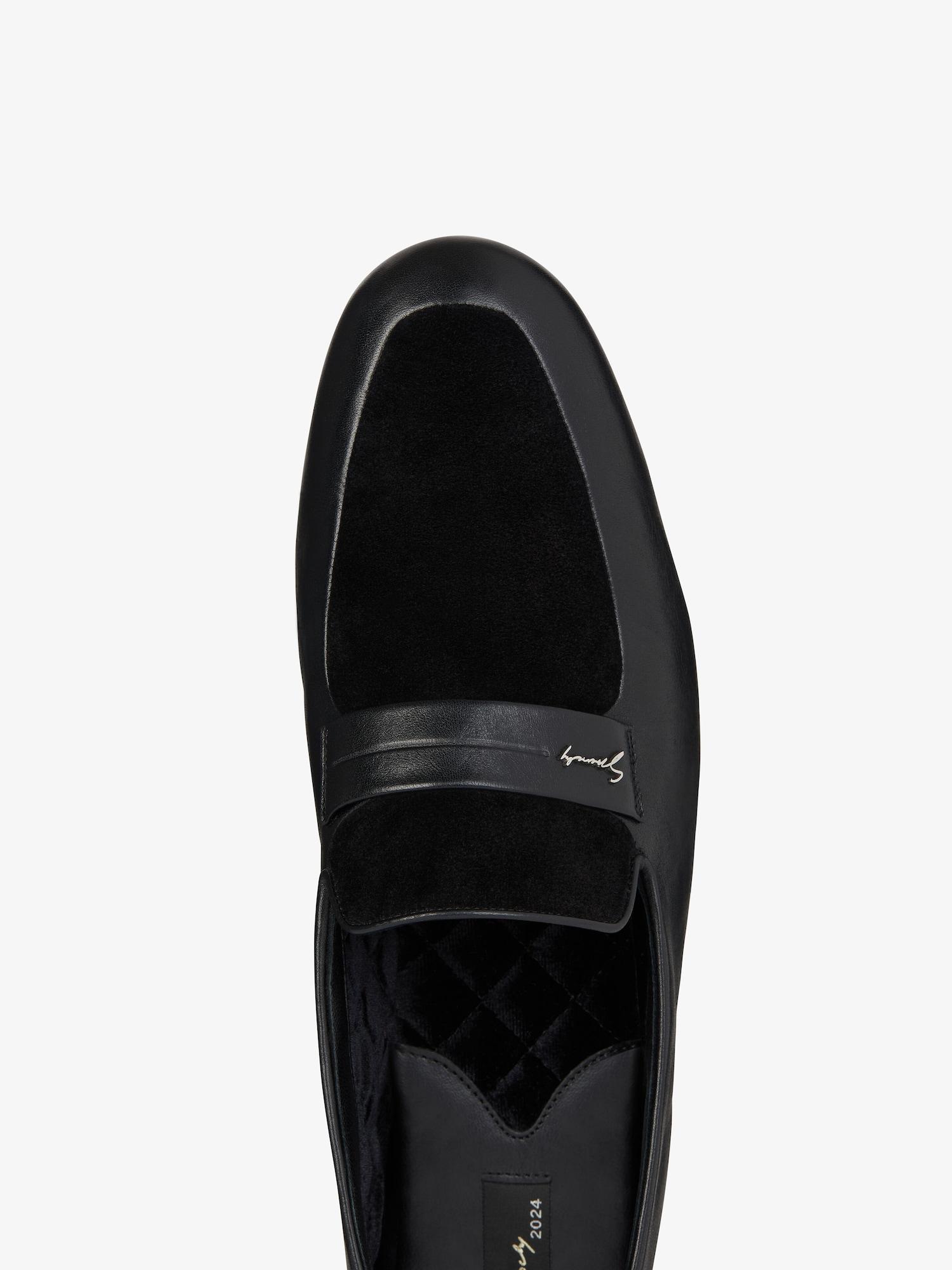 Loafers in leather and suede Product Image