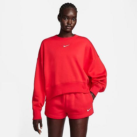 Nike Womens Sportswear Phoenix Fleece Oversized Crewneck Sweatshirt Product Image