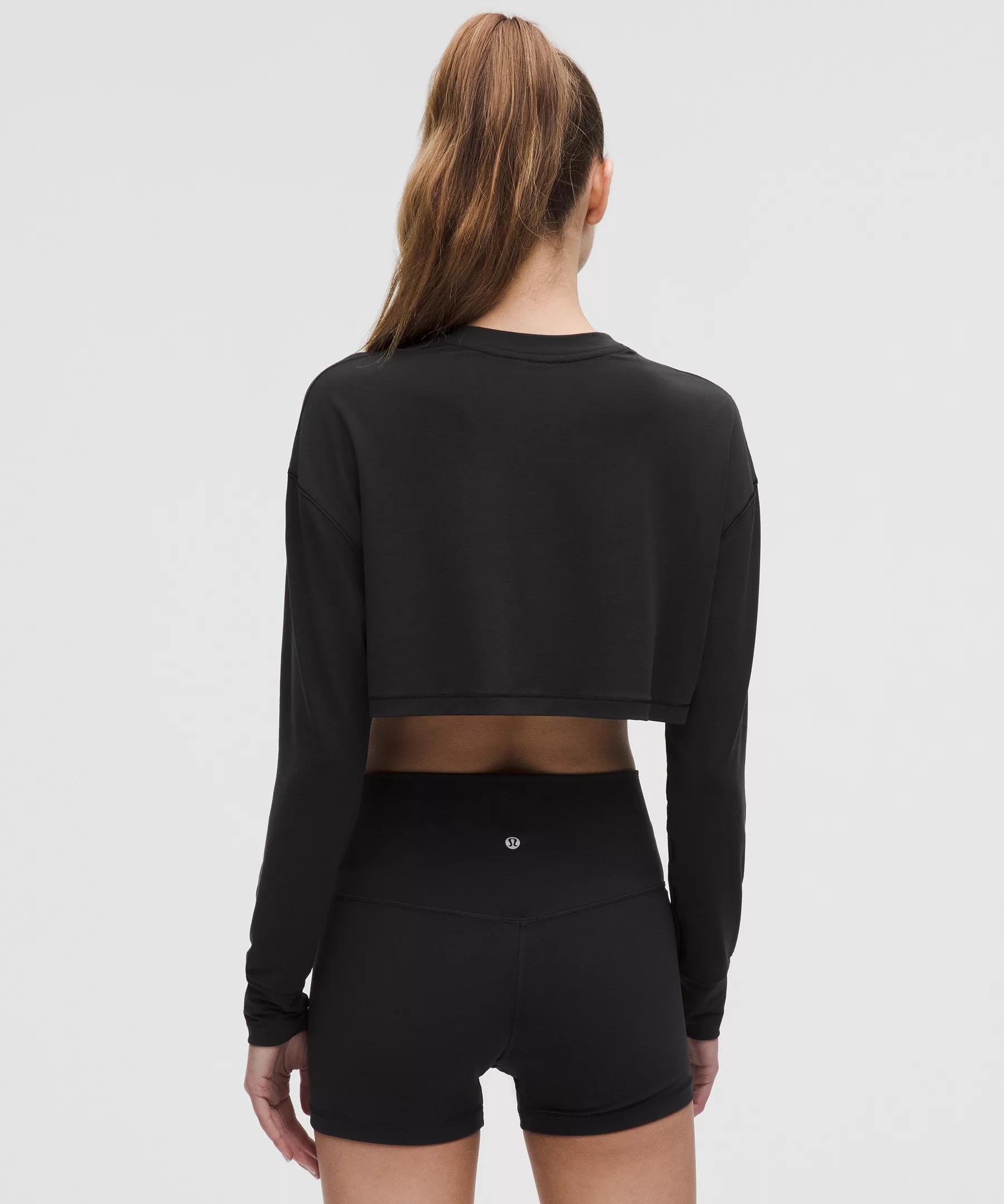 Jersey Training Super-Cropped Long-Sleeve Shirt Product Image