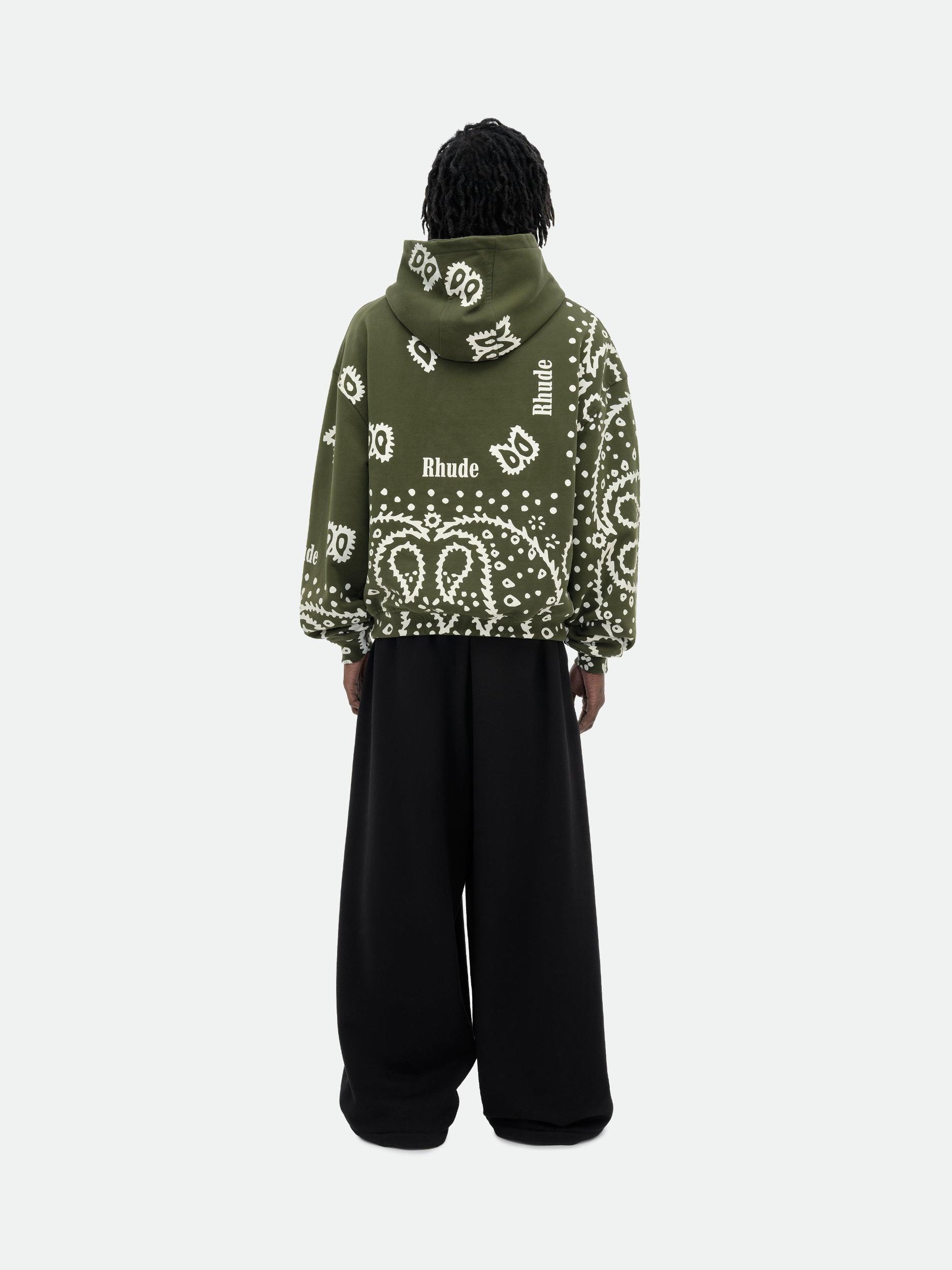 BANDANA PRINT HOODIE Male Product Image