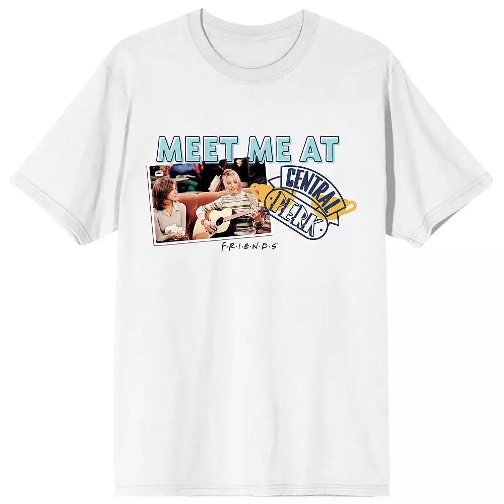 Men's Friends Meet Me At Central Perk Graphic Tee, Size: XL, Black Product Image