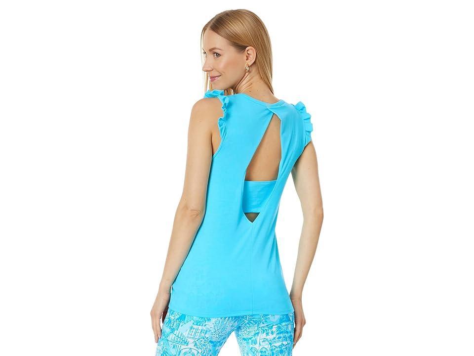 Lilly Pulitzer Braxton Tank (Amalfi ) Women's Clothing Product Image
