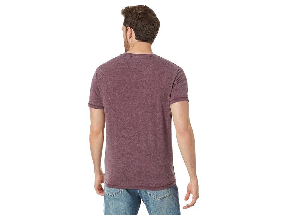 Lucky Brand Venice Burnout V-Neck Tee (Port Royale) Men's Clothing Product Image