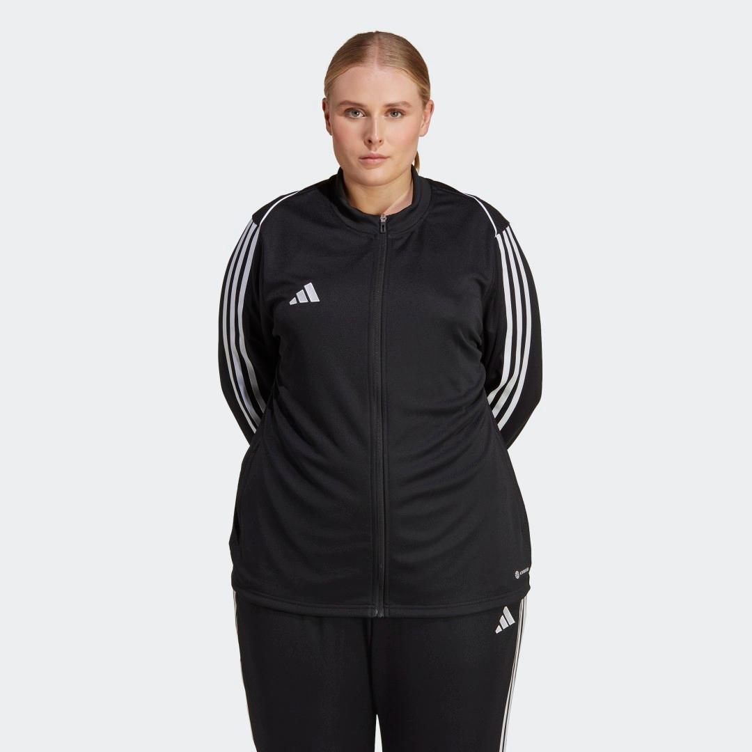 adidas Plus Size Tiro 23 League Training Jacket Women's Clothing Product Image