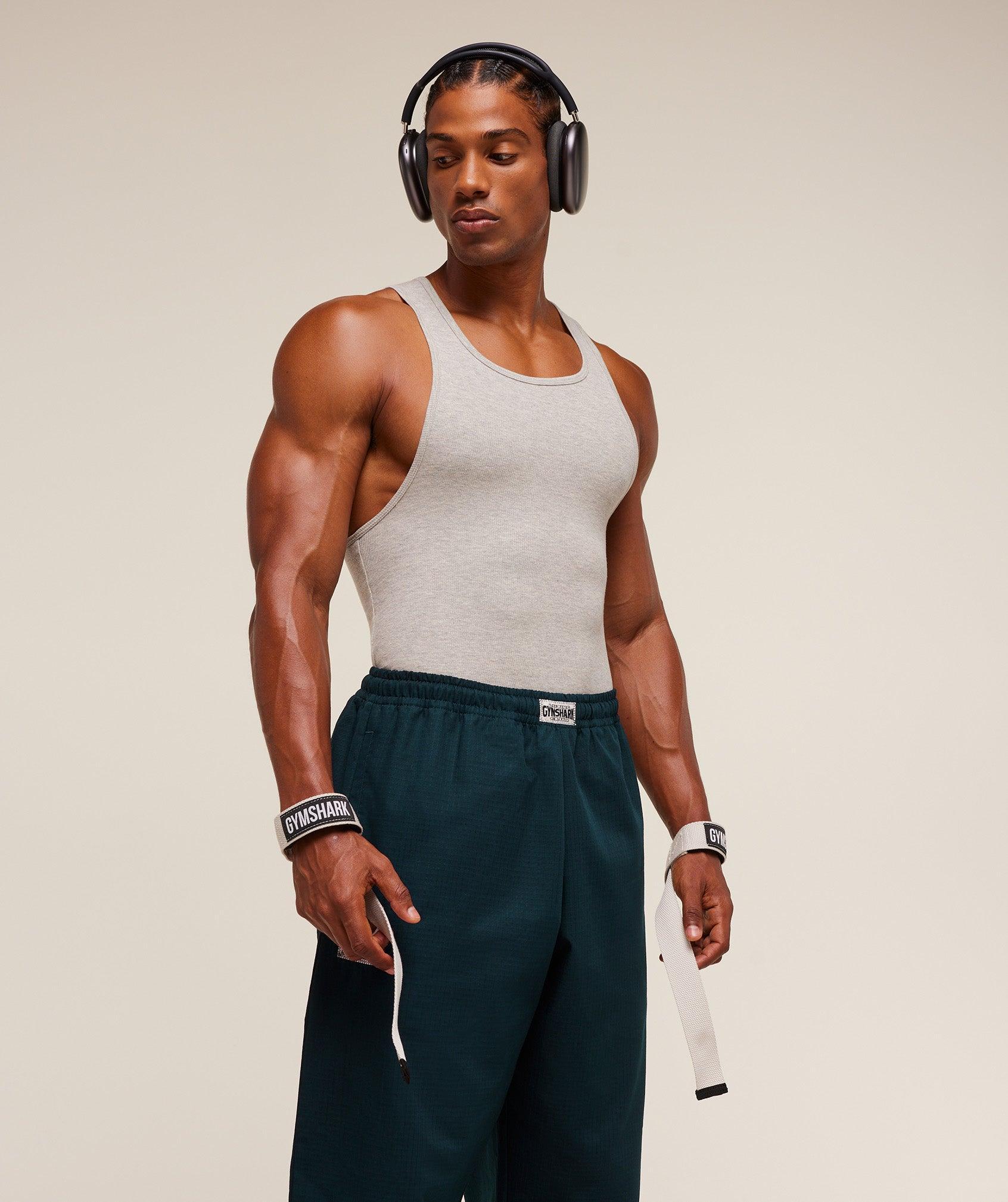 Gymshark Pumper Pants - Deep Petrol Blue Male Product Image