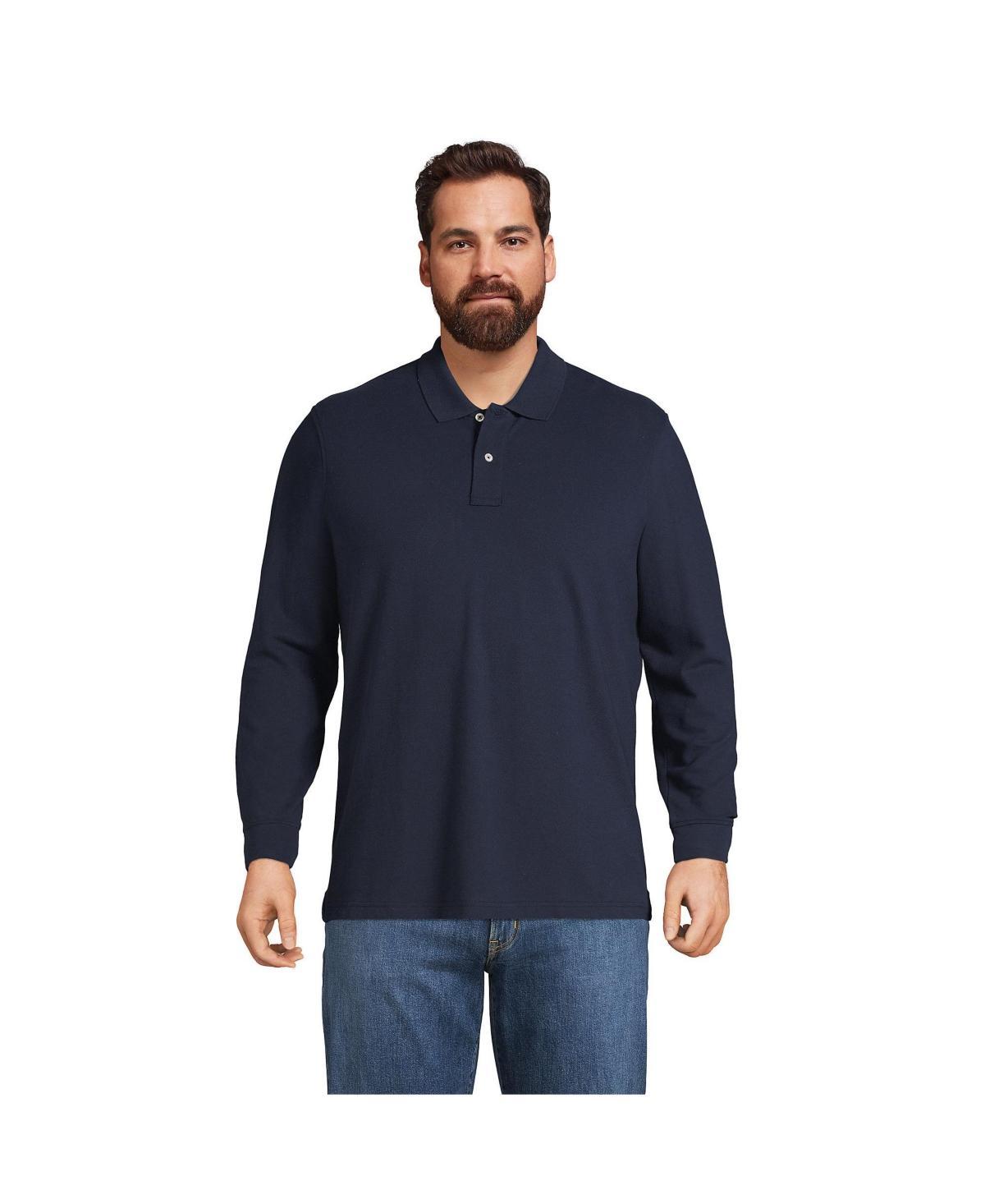 Men's Lands' End Comfort First Mesh Polo, Size: Medium, Gray Grey Product Image