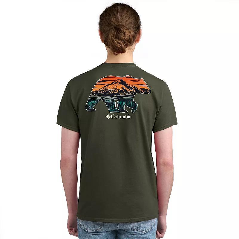 Men's Columbia Short Sleeve Graphic Tee, Size: Medium, New Green Product Image