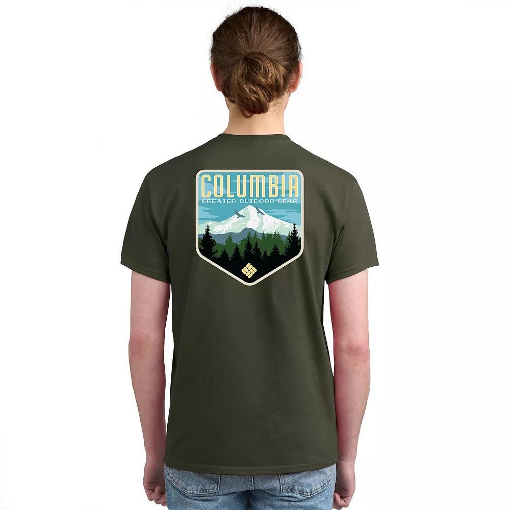 Mens Columbia Adventure Print Short Sleeve Graphic Tee Product Image