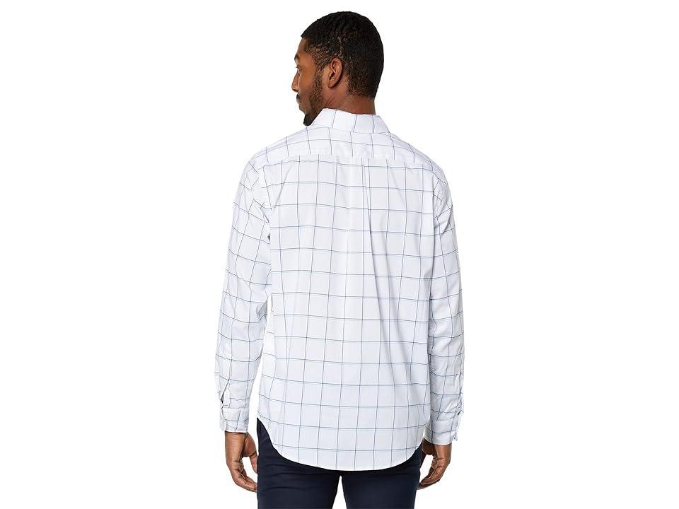 Dockers Long Sleeve Signature Comfort Flex Shirt (Lucent /Plaid) Men's Clothing Product Image