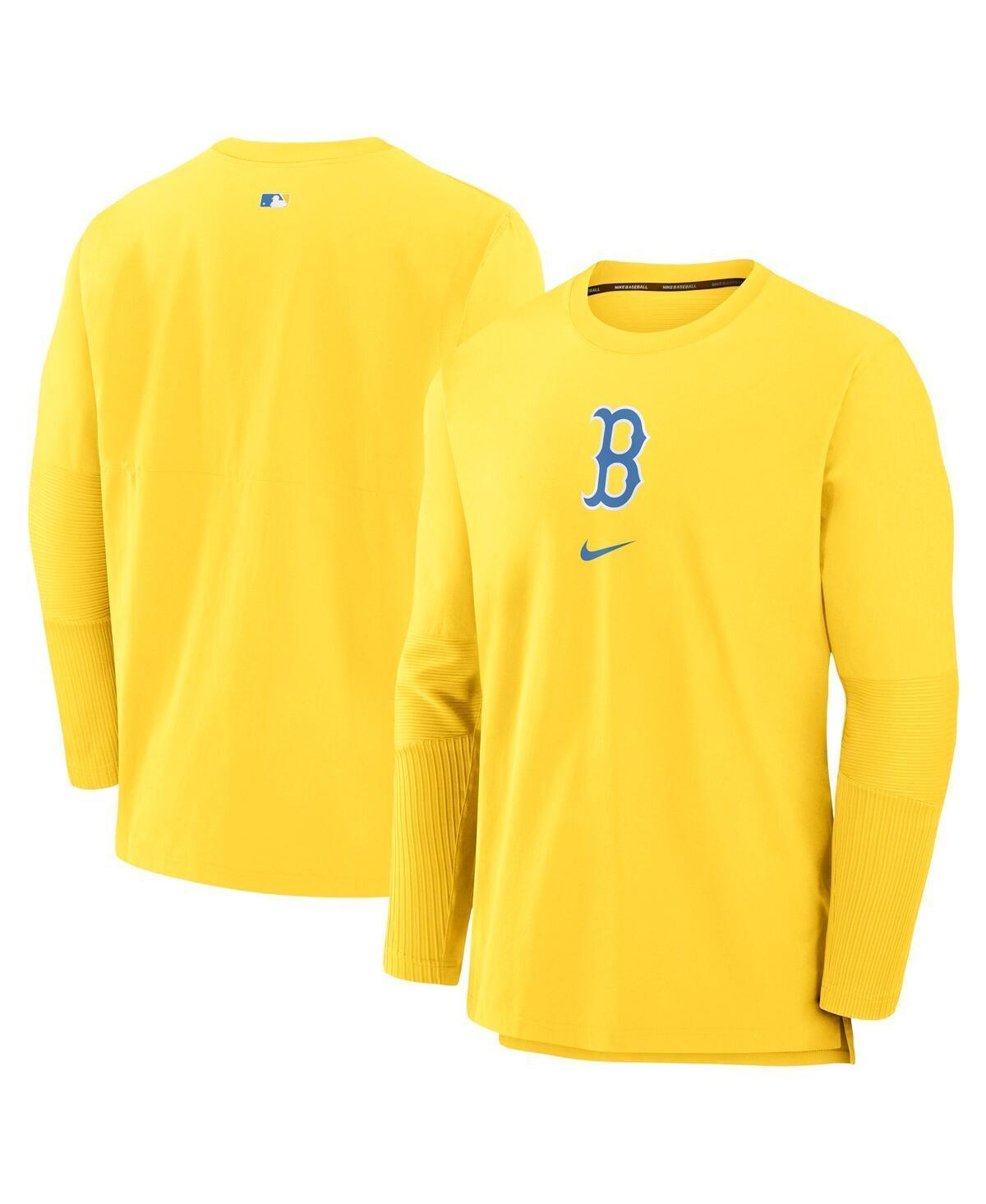 Boston Red Sox Authentic Collection City Connect Player Nike Men's Dri-FIT MLB Pullover Jacket Product Image