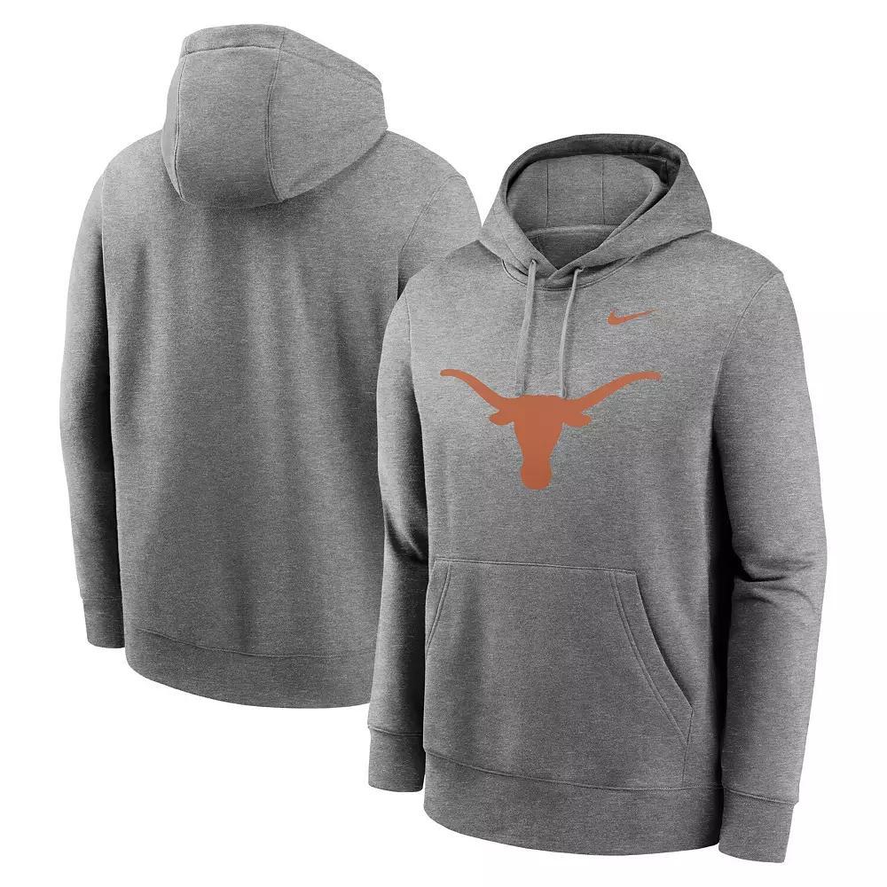 Men's Nike Heather Gray Stanford Cardinal Primetime Evergreen Club Fleece Pullover Hoodie, Size: 2XL, Grey Product Image