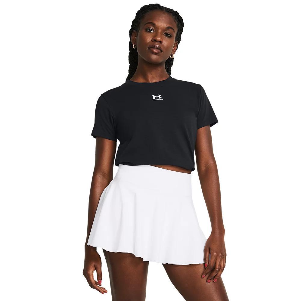 Women's Under Armour Rival Core Short Sleeve Tee, Size: XXL, Black Product Image