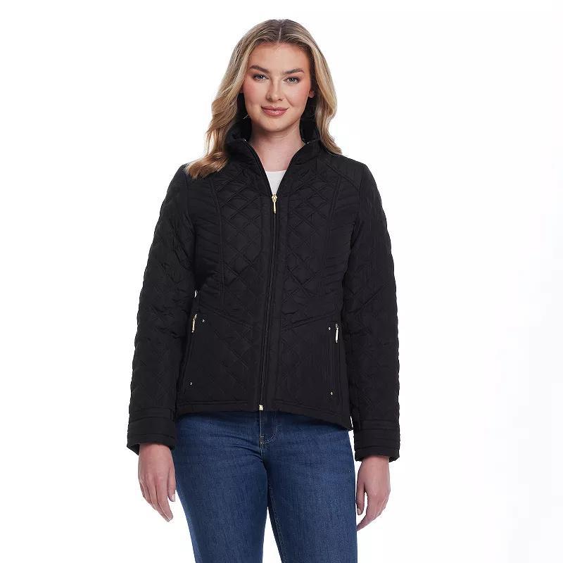 Women's Weathercast Quilted Jacket with Side Stretch, Size: XL, Shiitake Product Image