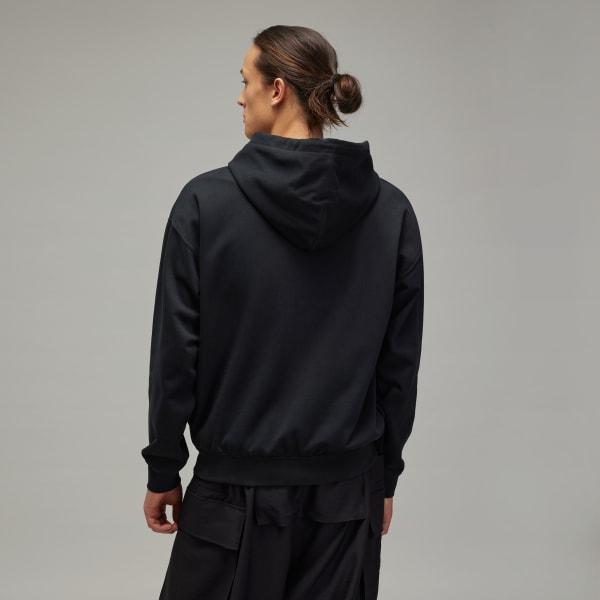 adidas Y-3 French Terry Zip Hoodie Black XS Mens Product Image