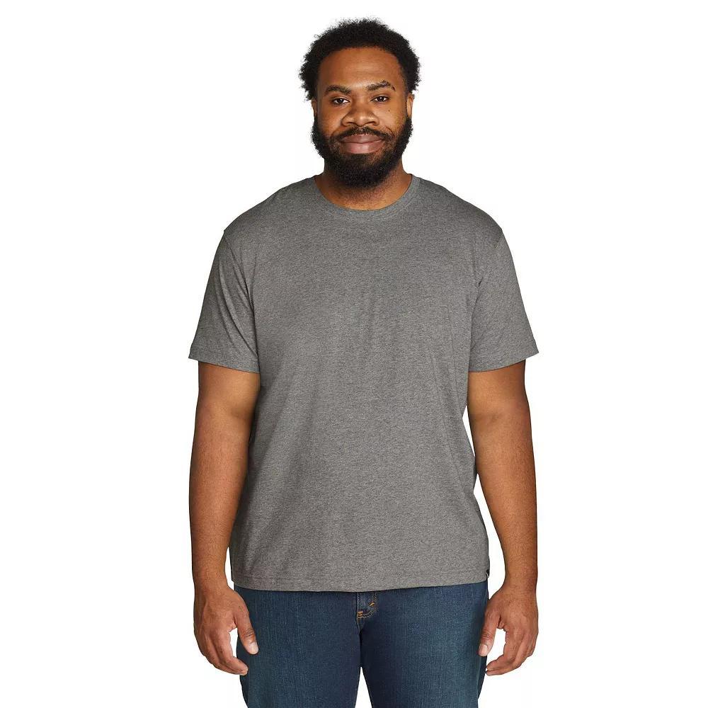 Big & Tall Eddie Bauer Short Sleeve Legend Wash T-Shirt, Men's, Size: 3XB, Medium Grey Gray Product Image
