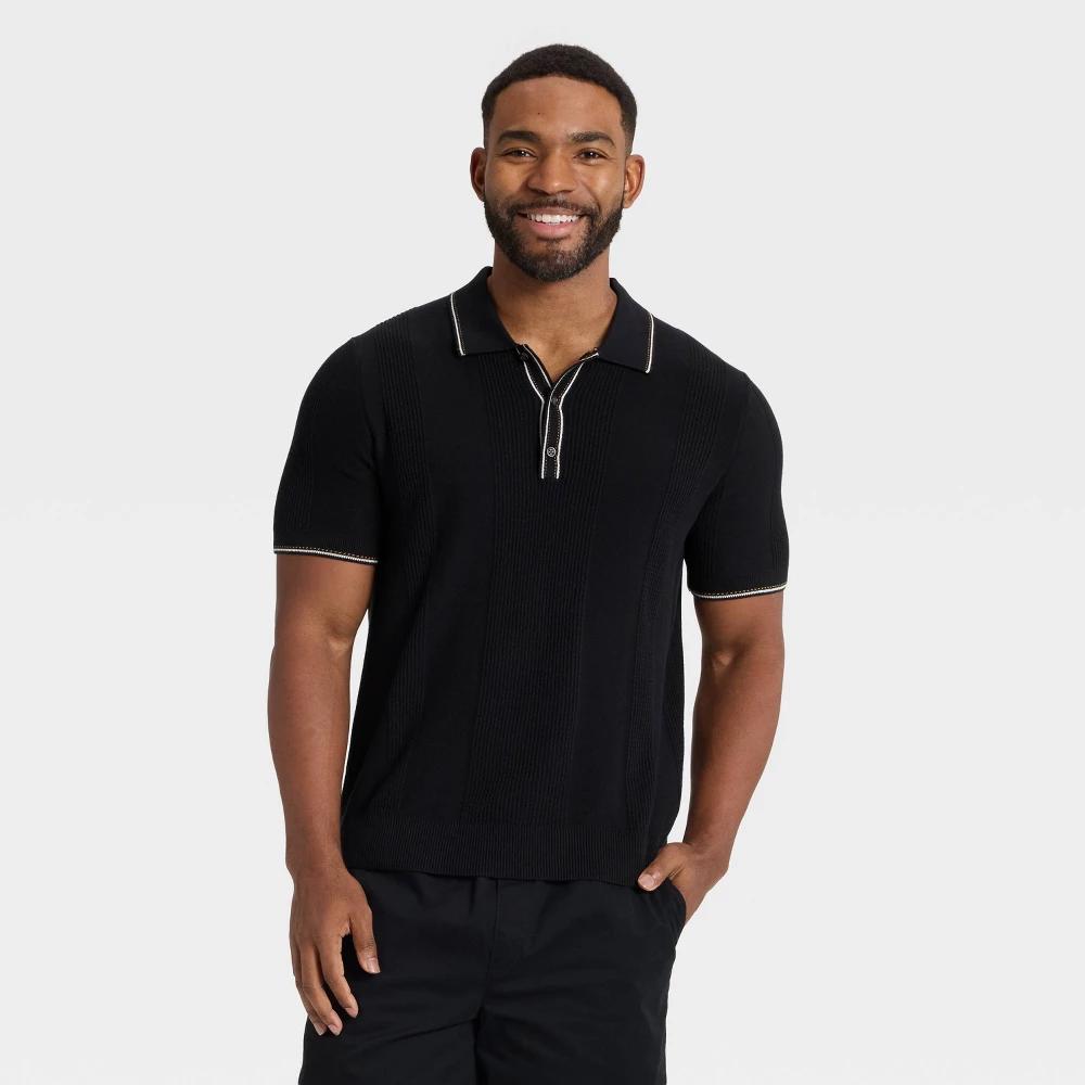 Men's Short Sleeve Polo Sweater - Goodfellow & Co™ Product Image